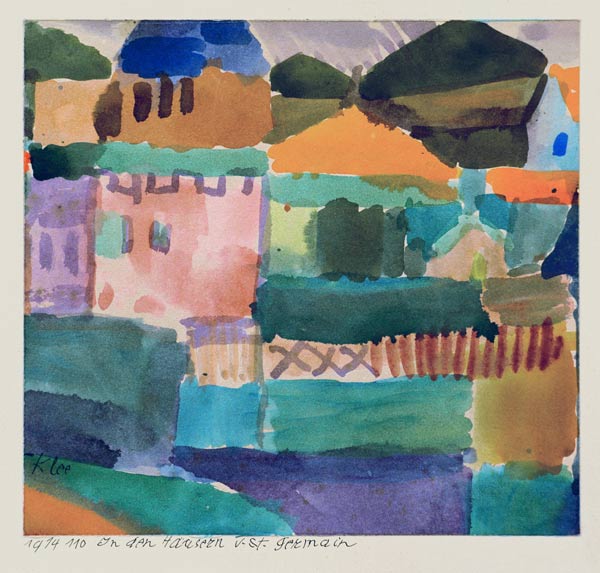 In den Haeusern v. St. Germain od Paul Klee