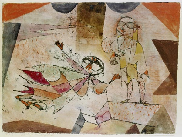 Message of the spirit of the air. od Paul Klee