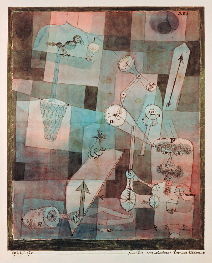 Analysis of different perversions od Paul Klee
