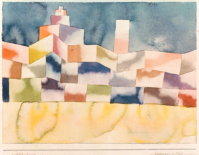 Architektur im Orient, 1929.2. od Paul Klee