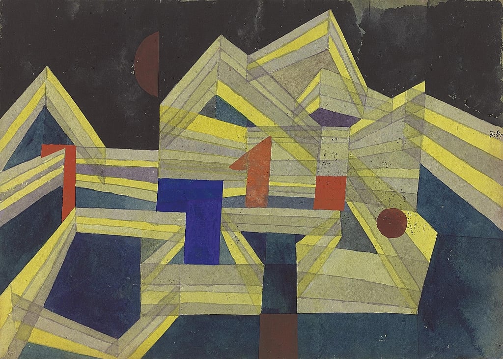 Architektur, transparent-strukturell od Paul Klee