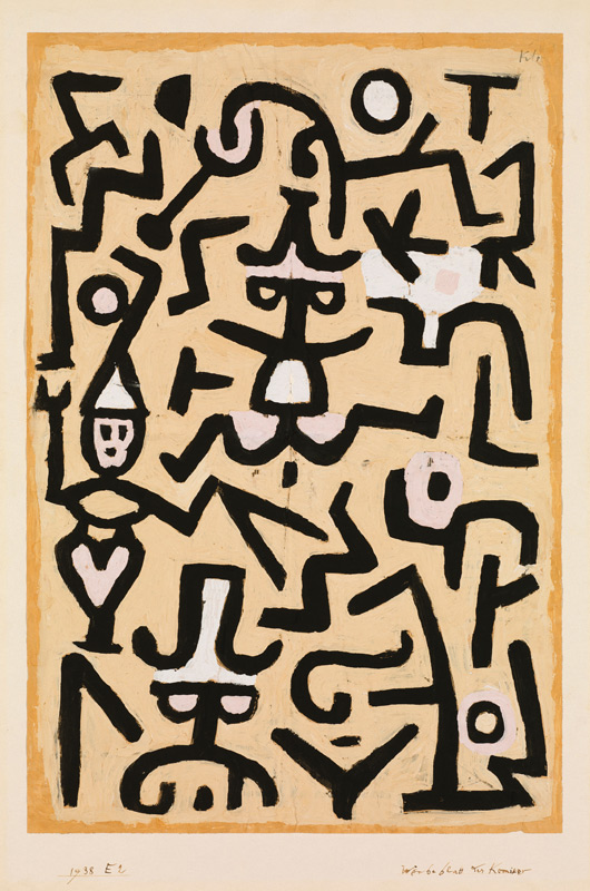 Das Flugblatt des Komödianten od Paul Klee