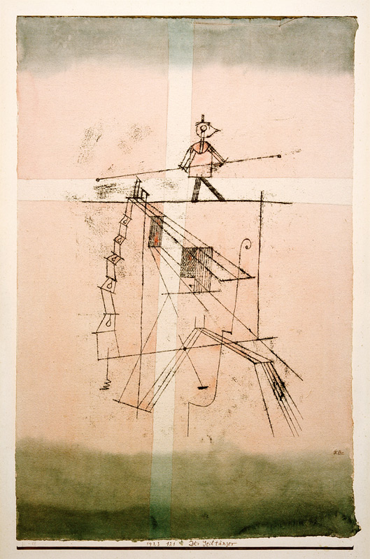 Der Seiltaenzer, 1923, 121. od Paul Klee