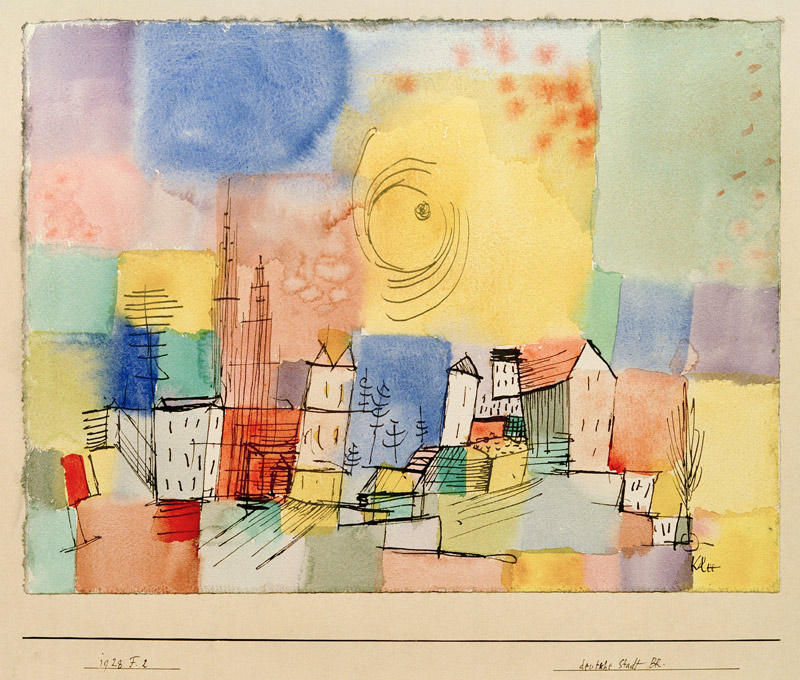 Deutsche Stadt BR, 1928.152 (F 2) od Paul Klee