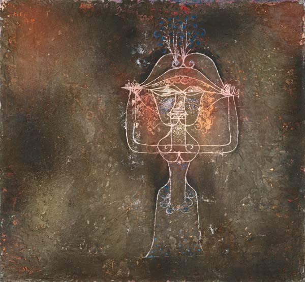 The singer of the funny opera od Paul Klee