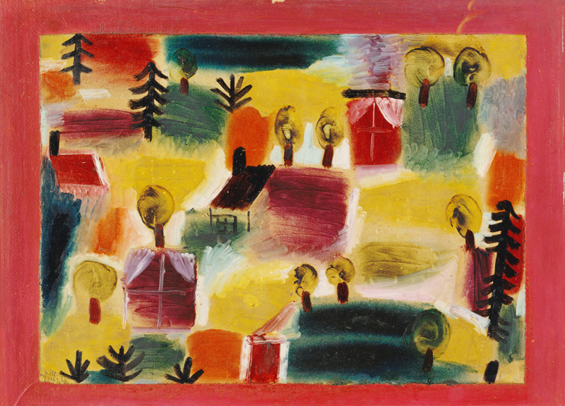 Village landscape. od Paul Klee