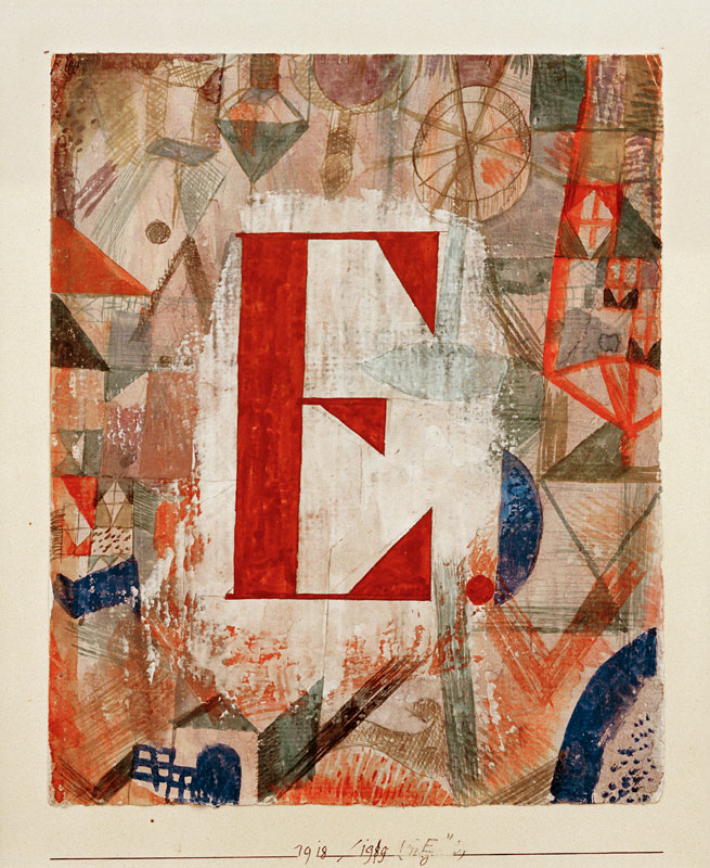 E, 1918, 199. od Paul Klee