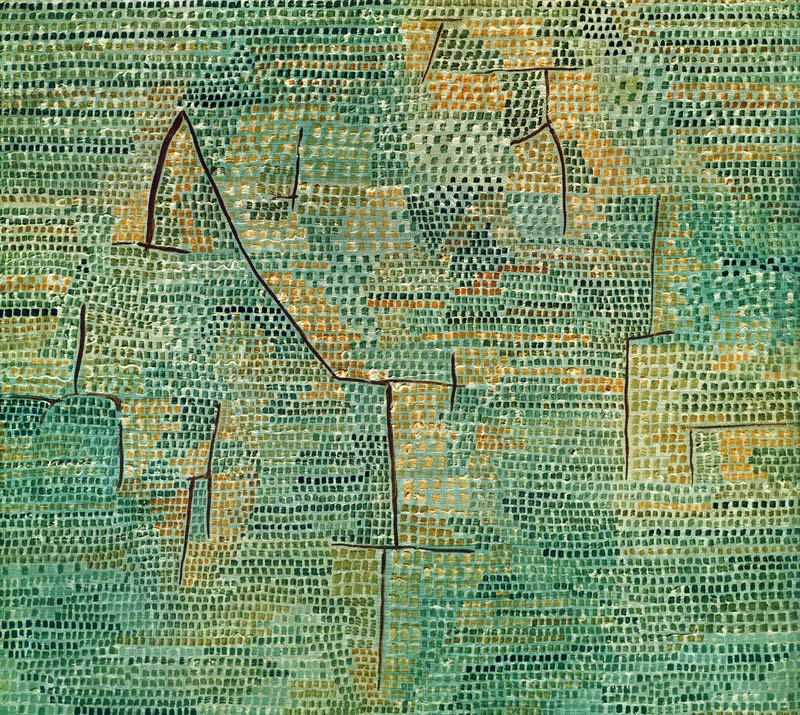 Entlegene Landschaft, 1931. od Paul Klee