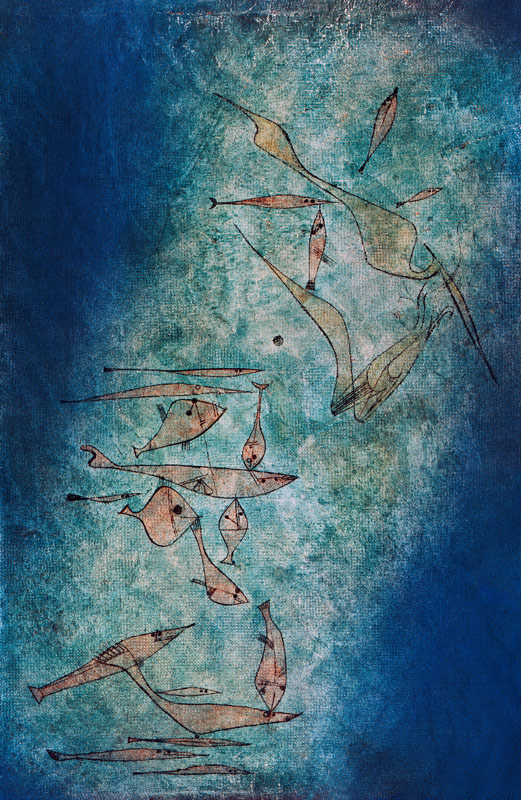 Fishy picture. od Paul Klee