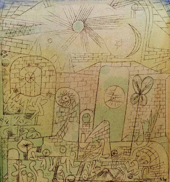 Fruehlings-Sonne, 1919.52 od Paul Klee