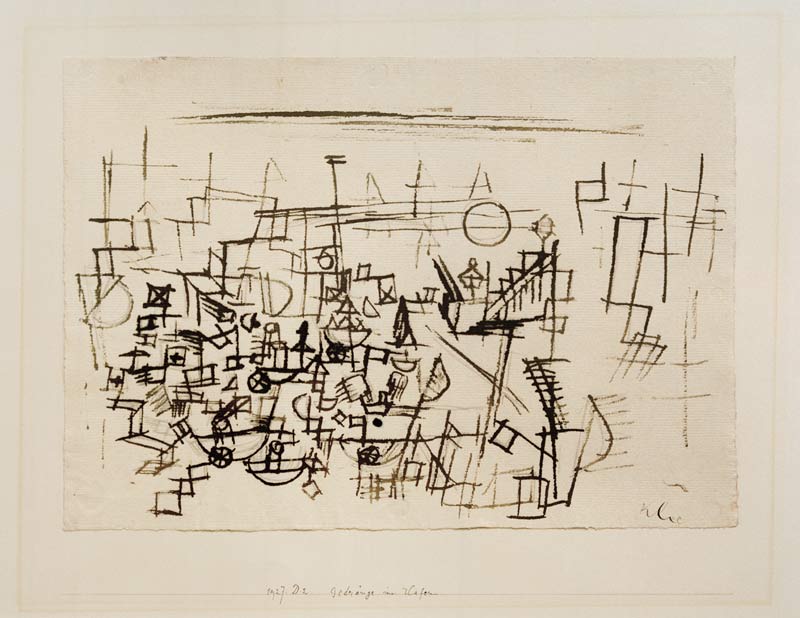 Gedraenge im Hafen, od Paul Klee