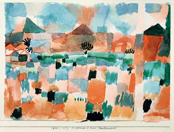 St. Germain b. Tunis (landeinwaerts) od Paul Klee