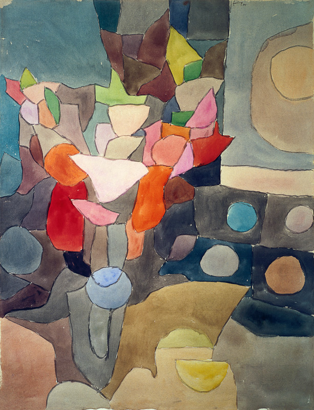 Gladioli quiet life od Paul Klee