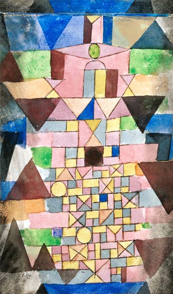 Composition with triangles od Paul Klee