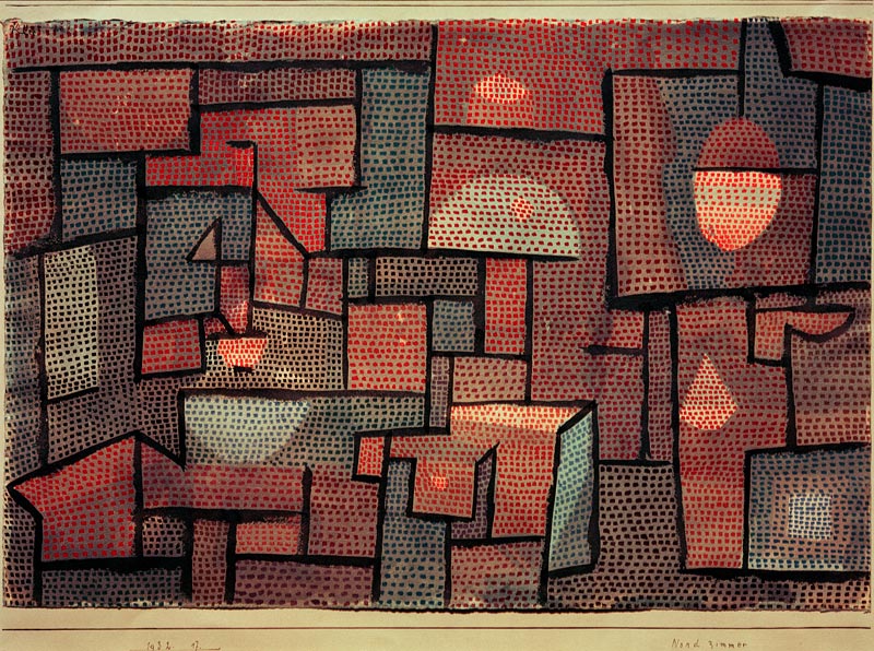 Nordzimmer, od Paul Klee