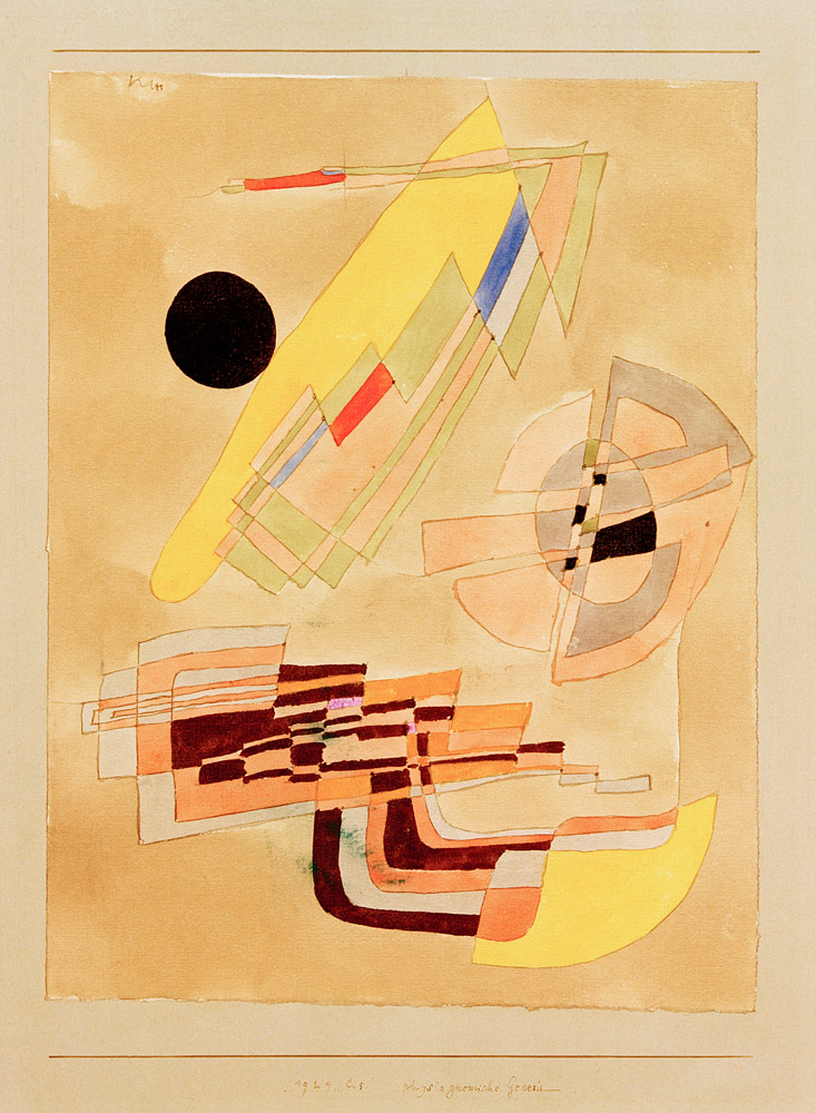 Physiognomische Genesis, 1929, od Paul Klee