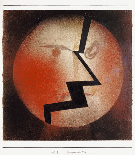 Physiognomical lightning. od Paul Klee