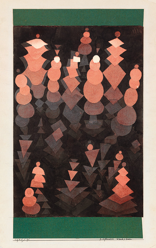 Reifendes Wachstum od Paul Klee