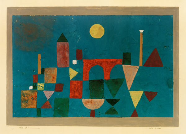 Rote Bruecke, 1928.58 (O 8) od Paul Klee