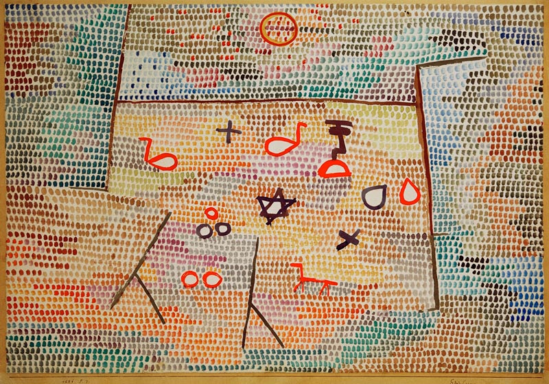 Spielzeug, od Paul Klee