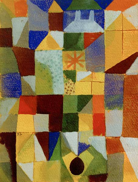 Staedtische Komposition m.d. mit gelben od Paul Klee