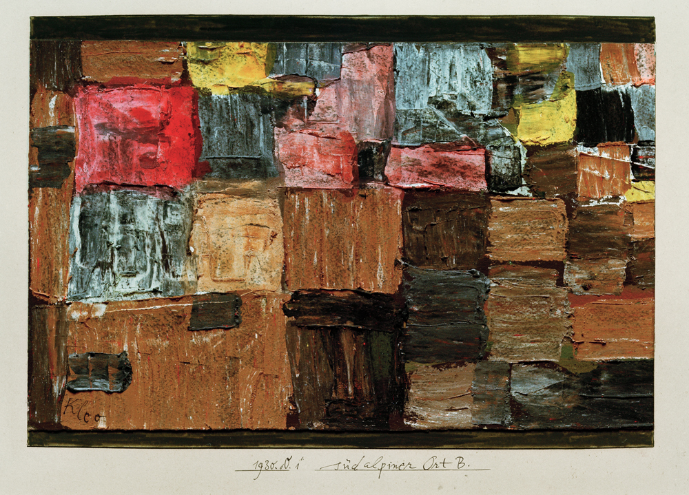 Suedalpiner Ort B., 1930. od Paul Klee