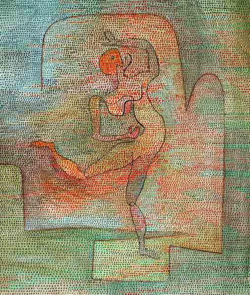 Taenzerin, od Paul Klee