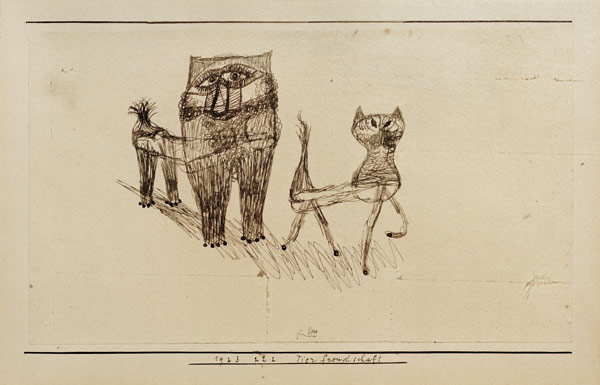 Tierfreundschaft, 1923, 222. od Paul Klee