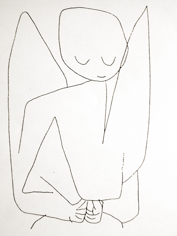 Zapomnětlivý anděl od Paul Klee