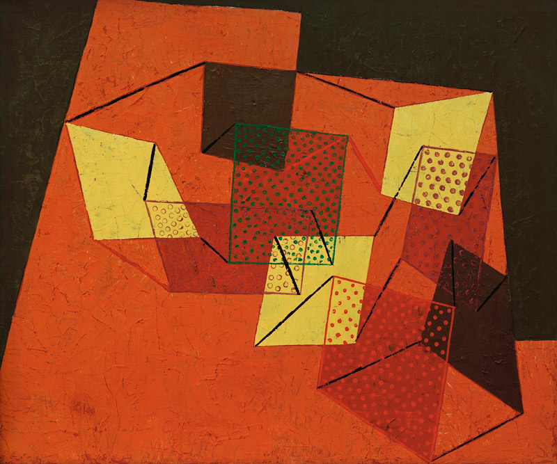 Verspannte Flaechen, 1930. od Paul Klee