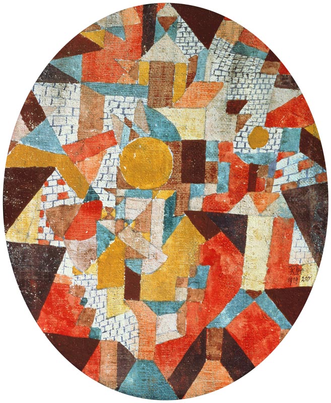 Full moon within walls od Paul Klee