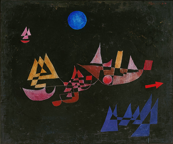 Departure of the ships od Paul Klee