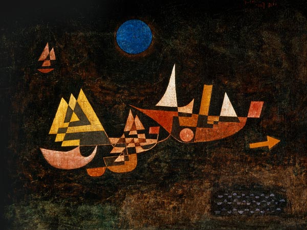 Abfahrt der Schiffe, 1927. od Paul Klee