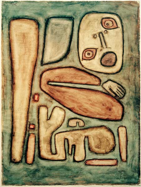 Angstausbruch III, 1939, 124. od Paul Klee