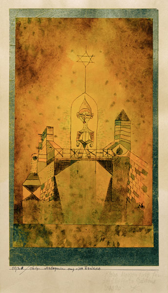 Arlequin auf der Bruecke, 1920, 164. od Paul Klee