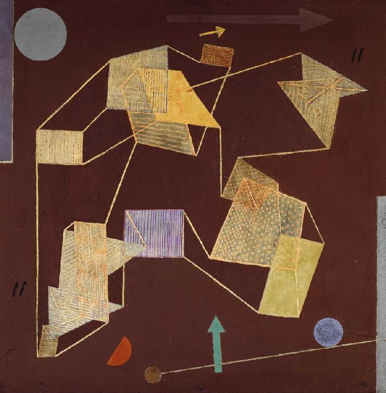 Auftrieb und Weg (Segelflug) od Paul Klee