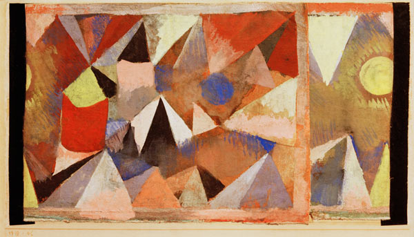 Berglandschaft, 1918, 46. od Paul Klee