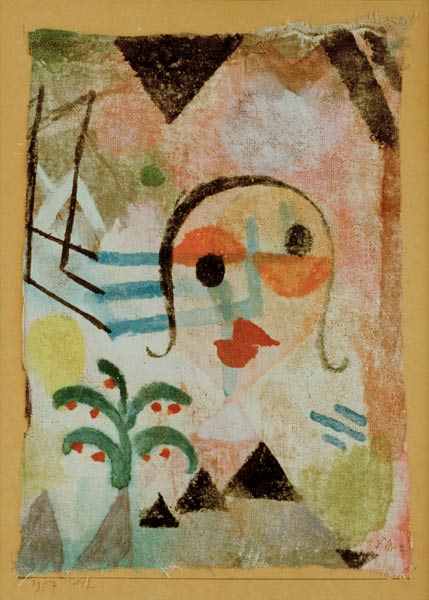 Bildnis einer Rothaarigen, 1917.112. od Paul Klee