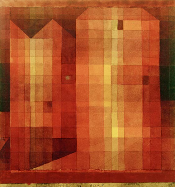 Burg 1, 1923.106 od Paul Klee