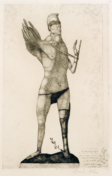 Der Held mit dem Fluegel, 1905, 38. od Paul Klee