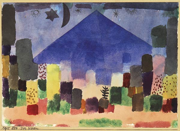 The Mountain Niesen. Egyptian Night od Paul Klee