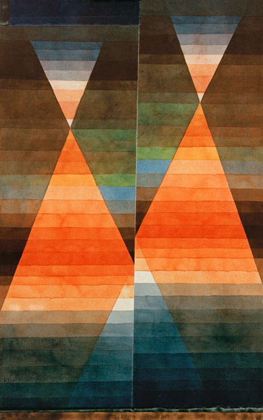 Doppelzelt, 1923.114. od Paul Klee