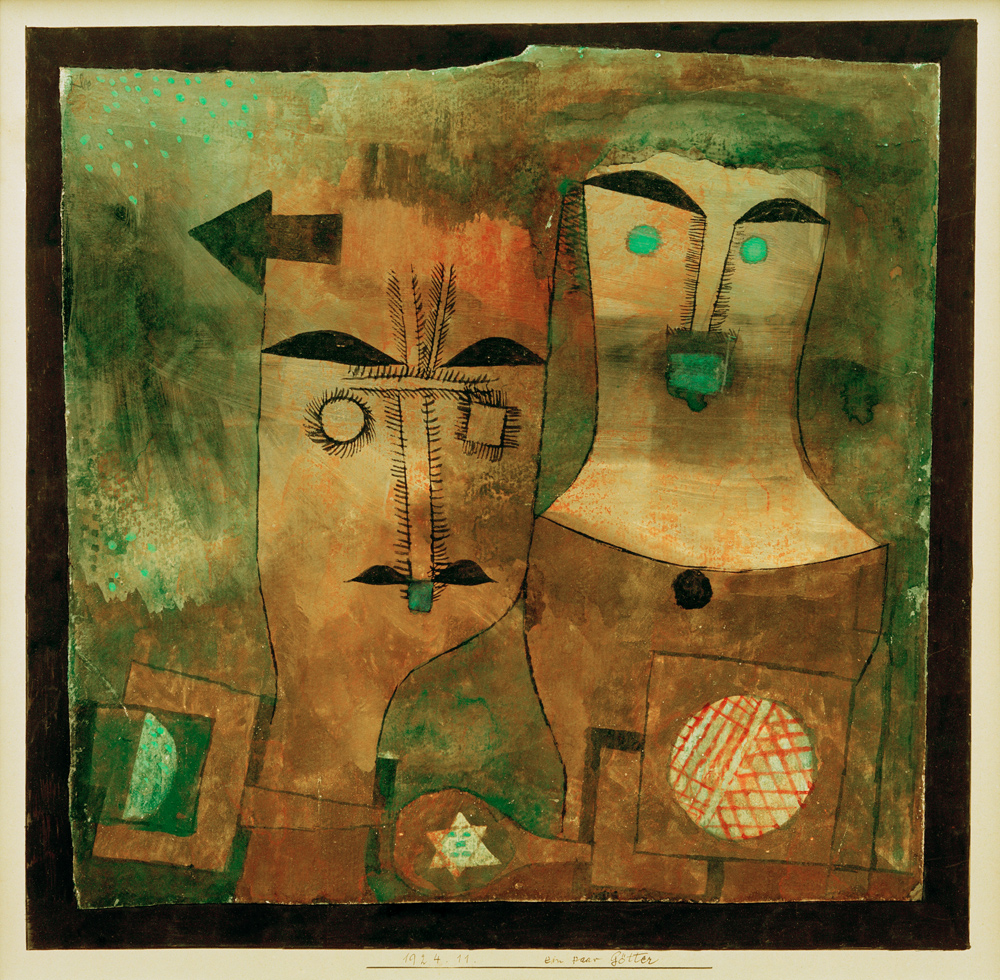 Pár bohů od Paul Klee