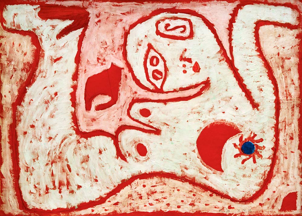 ein Weib fuer Goetter, 1938  452 (A 12). od Paul Klee