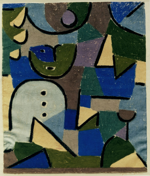 Figur im Garten, 1937, od Paul Klee