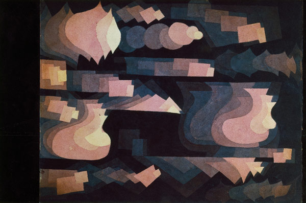 Fuge in Rot, 1921. od Paul Klee