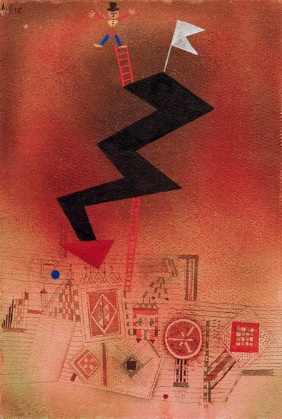 Gebannter Blitz, 1927. od Paul Klee