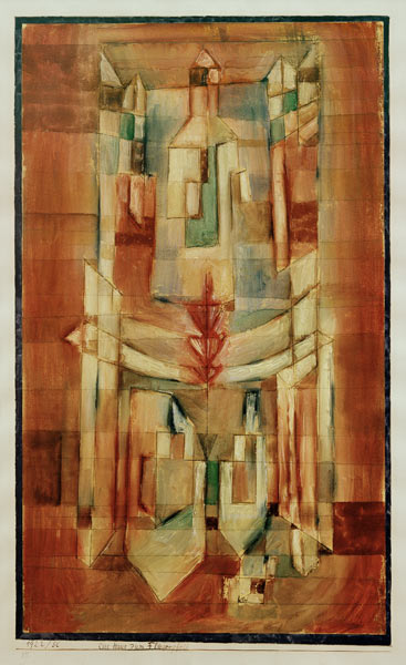 Das Haus zum Fliegerpfeil od Paul Klee