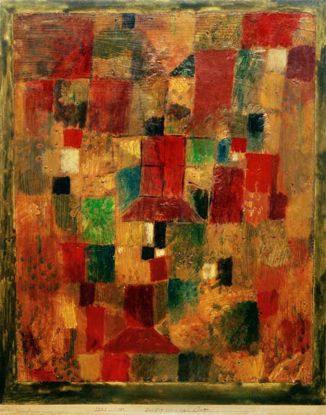 Herbstsonniger Ort, 1921.180 od Paul Klee