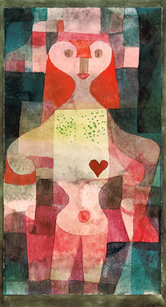 Queen of hearts od Paul Klee